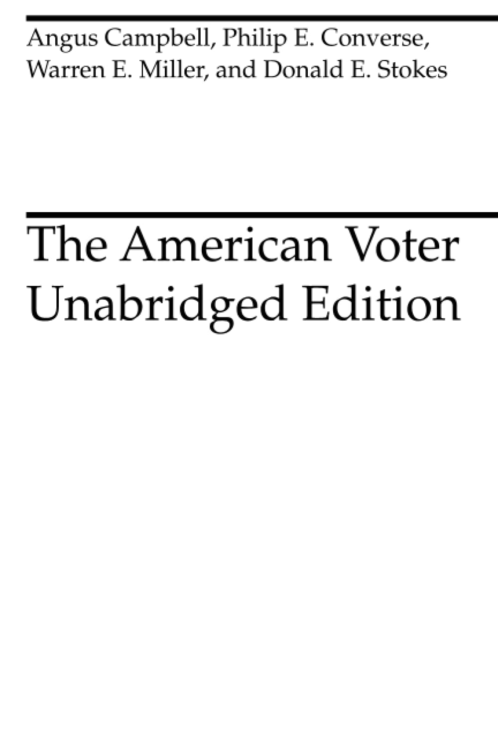 The American Voter,Used