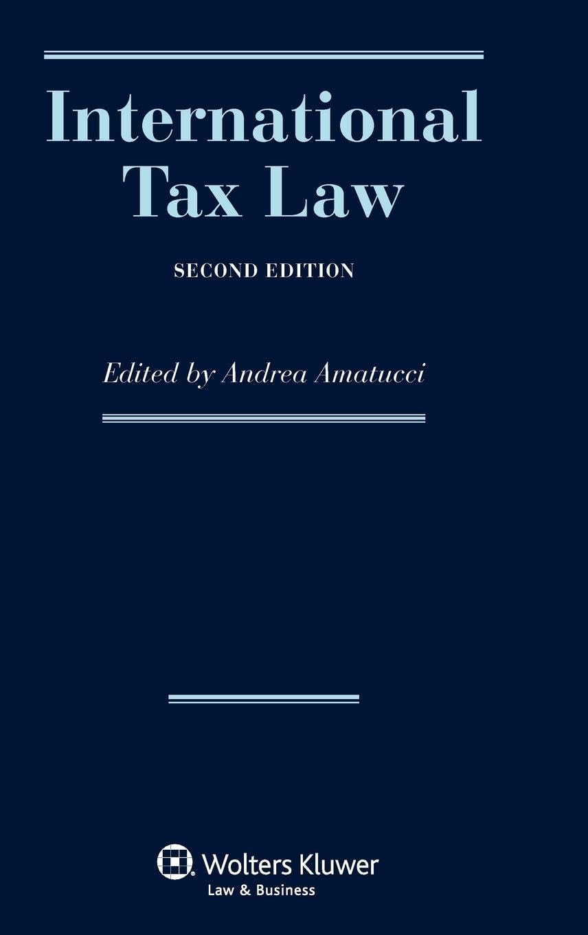 International Tax Law, Second Revised Edition,Used