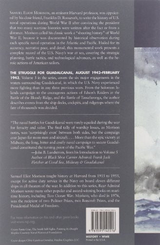 The Struggle for Guadalcanal, August 1942February 1943: History of United States Naval Operations in World War II, Volume 5 (Vo,Used