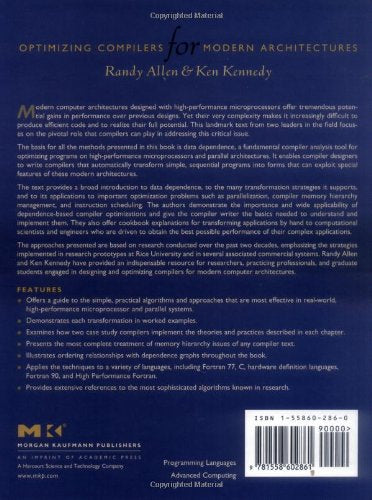 Optimizing Compilers for Modern Architectures: A Dependencebased Approach,Used