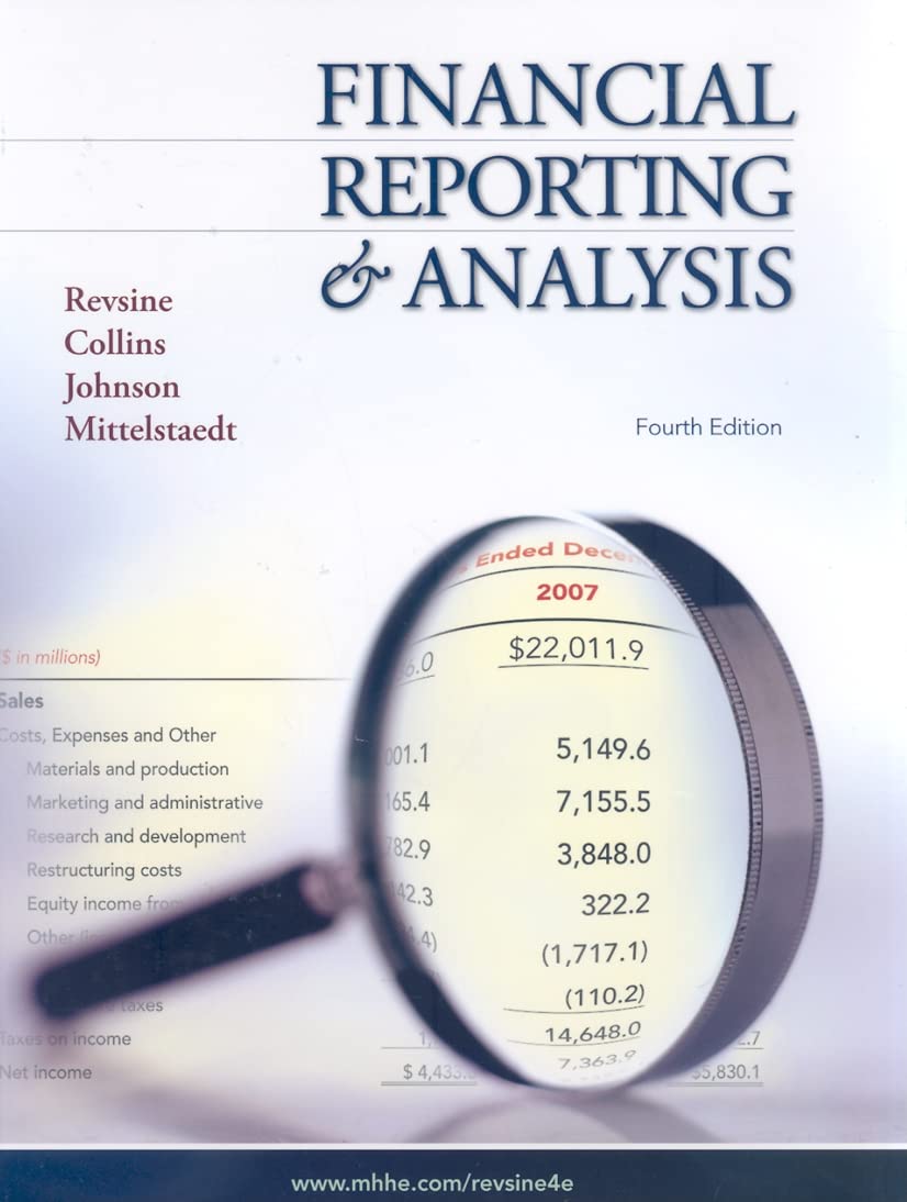 Financial Reporting and Analysis,New