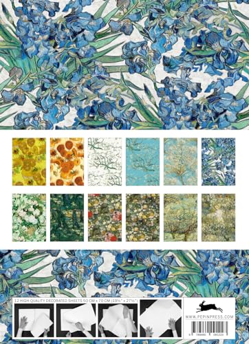 Vincent van Gogh: Gift & Creative Paper Book Vol.100 (Multilingual Edition) (English, French, German and Spanish Edition),Used