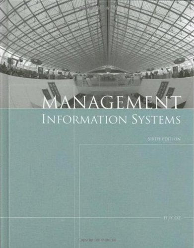 Management Information Systems, Sixth Edition,Used
