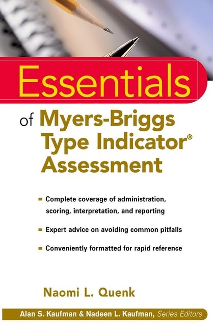 Essentials of MyersBriggs Type Indicator Assessment (Essentials of Psychological Assessment Series),Used