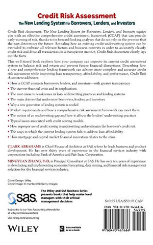 Credit Risk Assessment: The New Lending System for Borrowers, Lenders, and Investors,Used