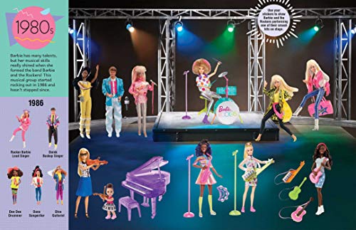 Barbie: Super Sticker Book: Through the Decades (Barbie Through the Decades),Used