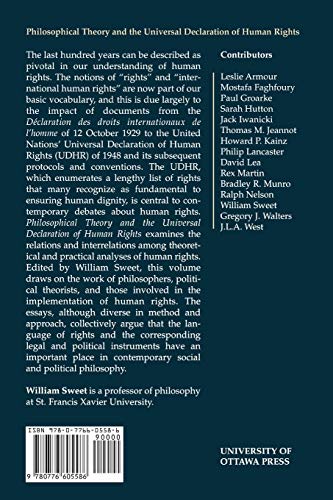 Philosophical Theory and the Universal Declaration of Human Rights (Actexpress),Used
