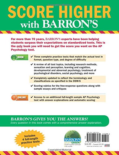 Barron's AP Psychology,New