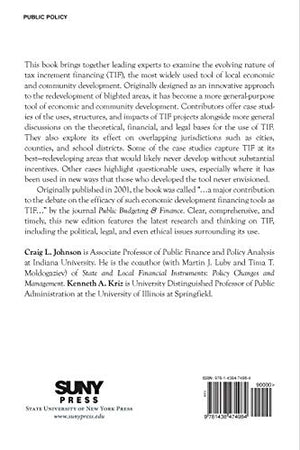 Tax Increment Financing and Economic Development, Second Edition,Used