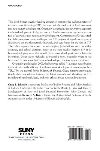 Tax Increment Financing and Economic Development, Second Edition,Used