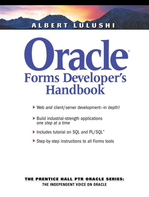 Oracle Forms Developer's Handbook,Used