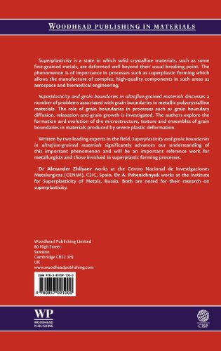 Superplasticity and Grain Boundaries in UltrafineGrained Materials (Woodhead Publishing in Materials),Used