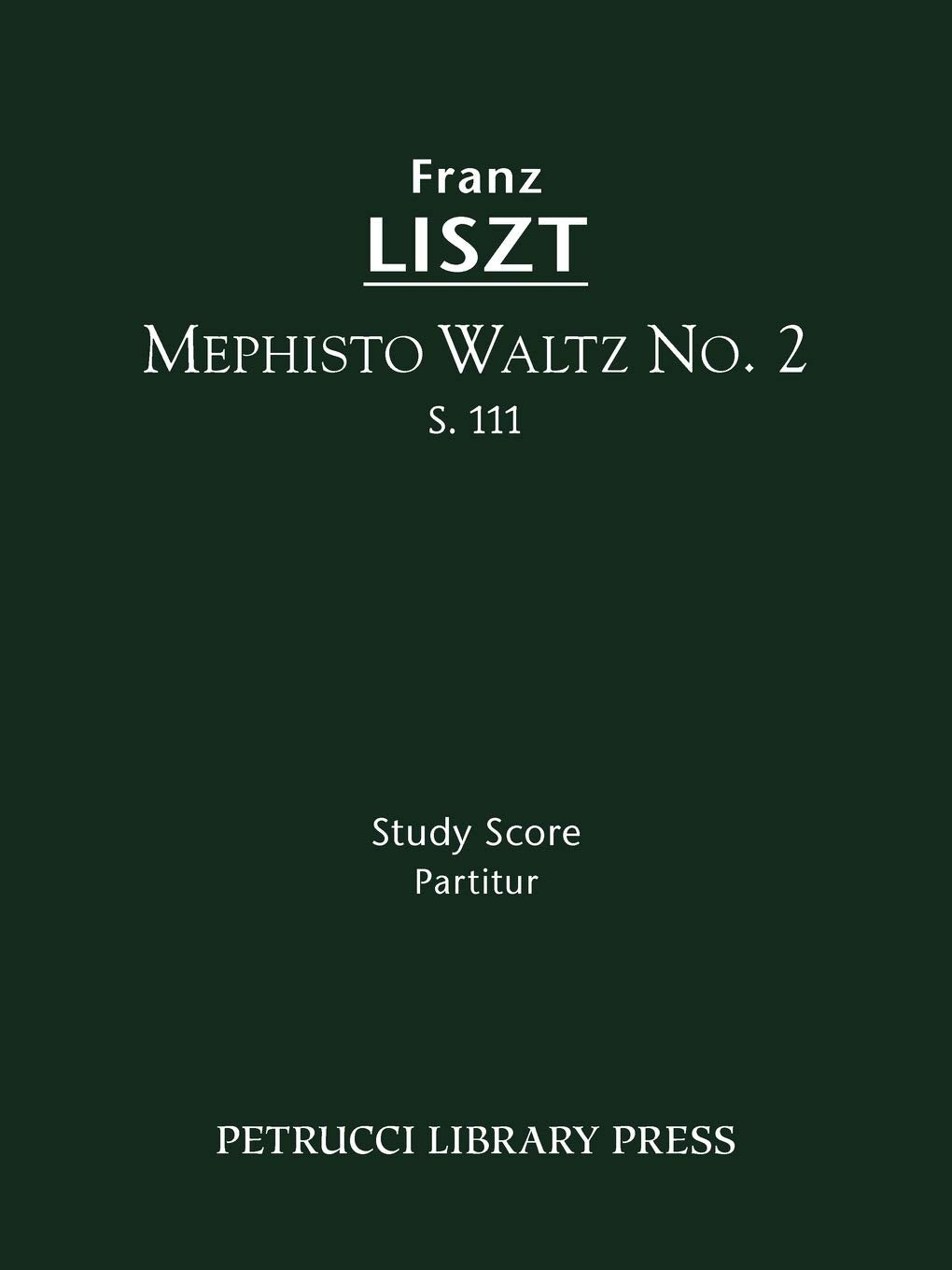 Mephisto Waltz No.2, S.111: Study Score,Used