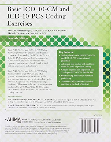 Basic ICD10CM and ICD10PCS Coding Exercises,Used