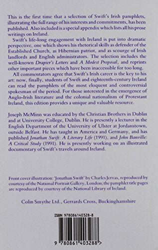 Swift's Irish Pamphlets: An Introductory Selection (Ulster Editions & Monographs),Used