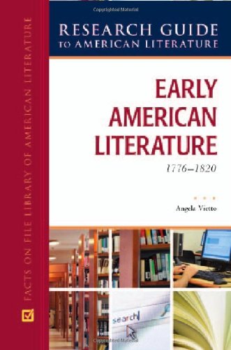 Early American Literature, 17761820 (Research Guide To American Literature),Used