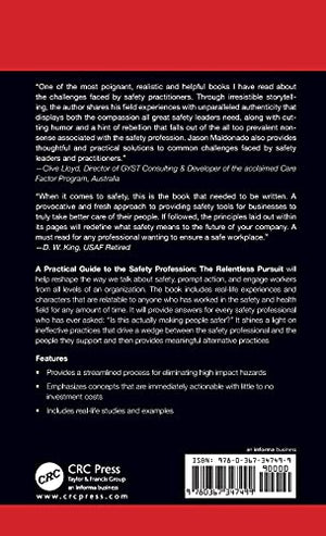 A Practical Guide to the Safety Profession (CRC Focus),Used