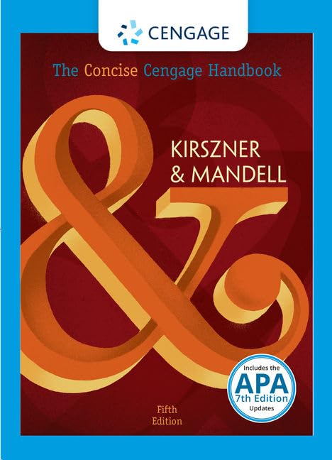 The Concise Cengage Handbook with APA Updates,Used