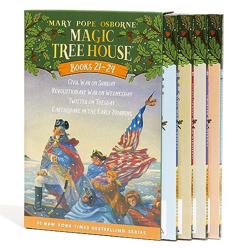 Magic Tree House Books 2124 Boxed Set: American History Quartet,Used