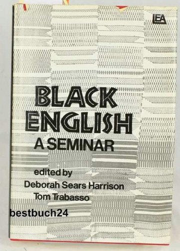 Black English: A Seminar,Used
