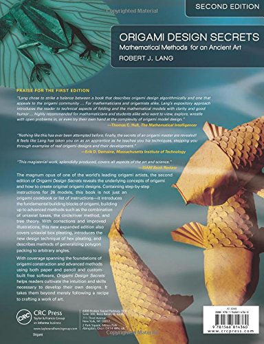 Origami Design Secrets: Mathematical Methods for an Ancient Art, Second Edition (AK Peters/CRC Recreational Mathematics Series),Used