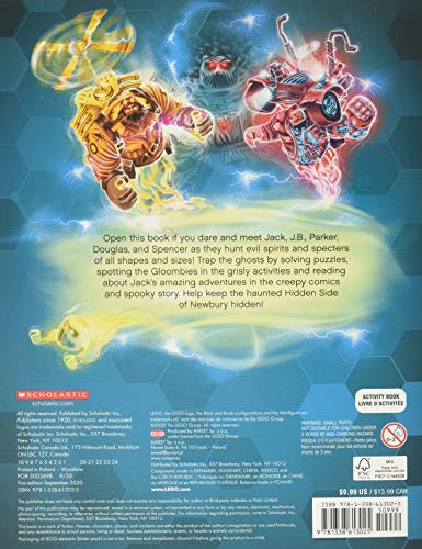 Scholastic LEGO Hidden Side Activity Book with Minifigure - Engaging Fun for Kids