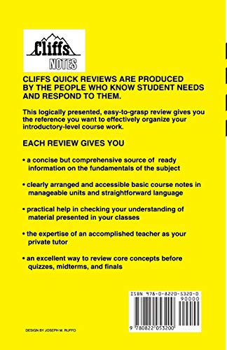 Differential Equations (Cliffs Quick Review)