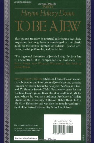 To Be A Jew: A Guide To Jewish Observance In Contemporary Life,Used