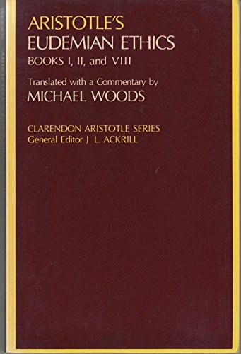Eudemian Ethics (Clarendon Aristotle Series)