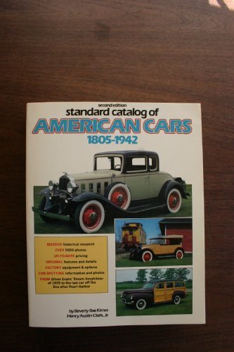 Standard Catalog Of American Cars, 18051942,Used