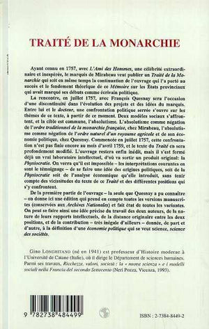 TRAIT DE LA MONARCHIE (French Edition),Used