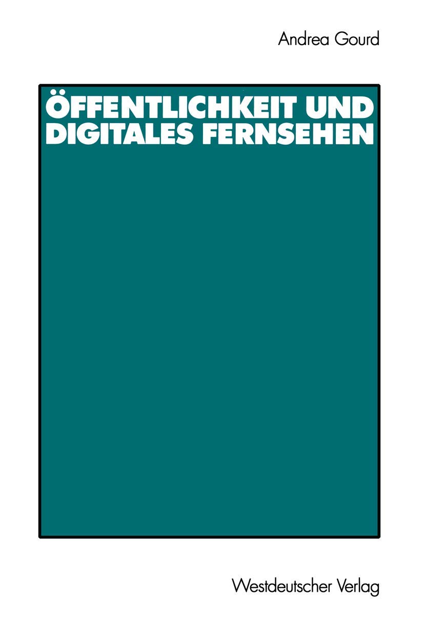 ffentlichkeit und digitales Fernsehen (German Edition),Used