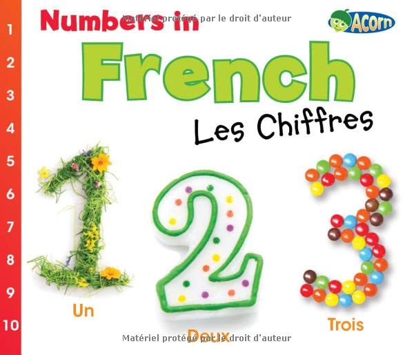 Numbers In French: Les Chiffres (World Languages  Numbers) (English And French Edition),Used