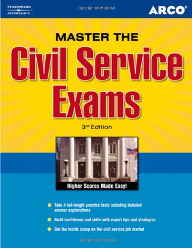 Master the Civil Service Exam 3rd ed,New