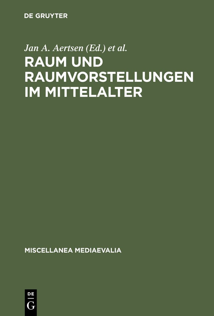Raum Und Raumvorstellungen Im Mittelalter (Miscellanea Mediaevalia, 25) (German Edition),Used