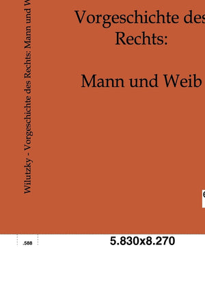 Vorgeschichte des Rechts (German Edition),Used