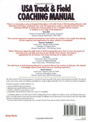 Usa Track & Field Coaching Manual,Used