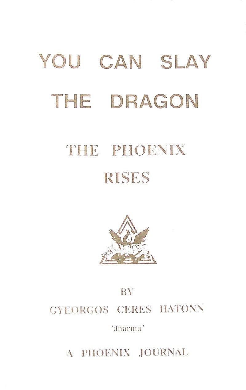You Can Slay the Dragon: The Phoenix Rises (A Phoenix Journal),Used