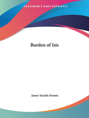 Burden of Isis,Used