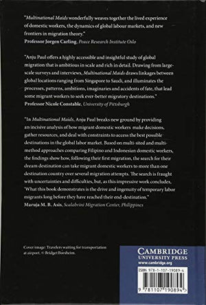 Multinational Maids: Stepwise Migration in a Global Labor Market,Used
