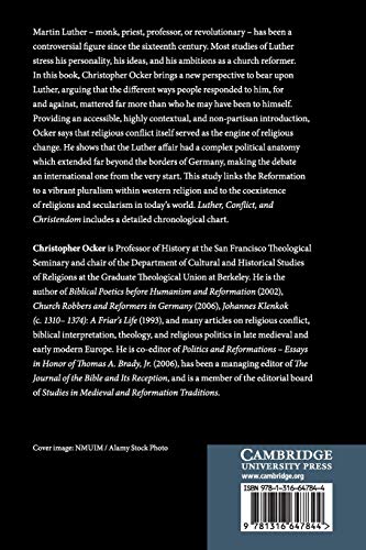 Luther, Conflict, and Christendom,Used