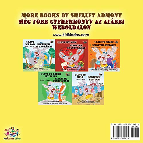 I Love to Eat Fruits and Vegetables: English Hungarian Bilingual Book (English Hungarian Bilingual Collection) (Hungarian Editio,Used