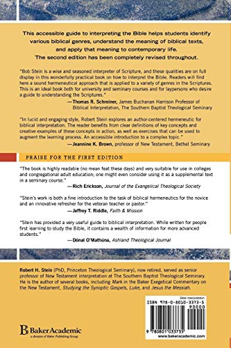 A Basic Guide to Interpreting the Bible: Playing by the Rules,Used