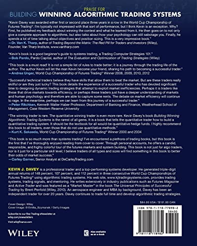 Building Winning Algorithmic Trading Systems, + Website: A Trader'S Journey From Data Mining To Monte Carlo Simulation To Live T