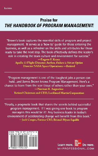 The Handbook Of Program Management: How To Facilitate Project Success With Optimal Program Management,New