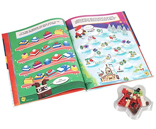 Lego Books: Build Christmas Fun! (Activity Book With Minifigure)-new