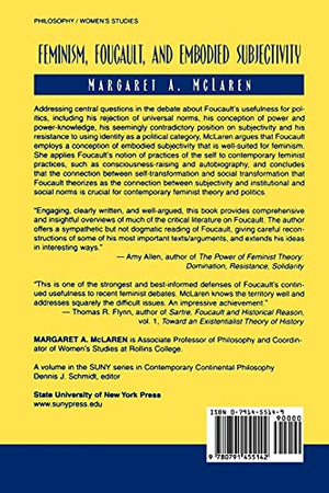 Feminism, Foucault, and Embodied Subjectivity (Suny Series in Contemporary Continental Philosophy),Used
