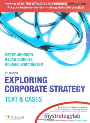 EXPLORING CORPORATE STRATEGY WITH MYSTRATEGYLAB TEXT&CASES ED 8,Used