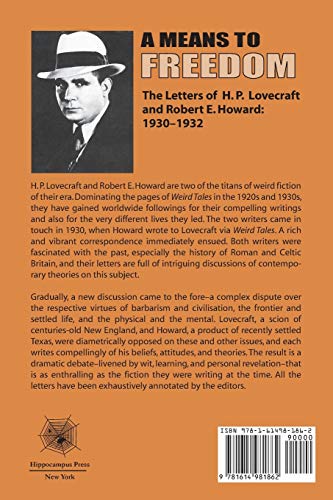 A Means to Freedom: The Letters of H. P. Lovecraft and Robert E. Howard (Volume 1),Used