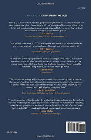 Aligning Strategy and Sales: The Choices, Systems, and Behaviors that Drive Effective Selling,Used